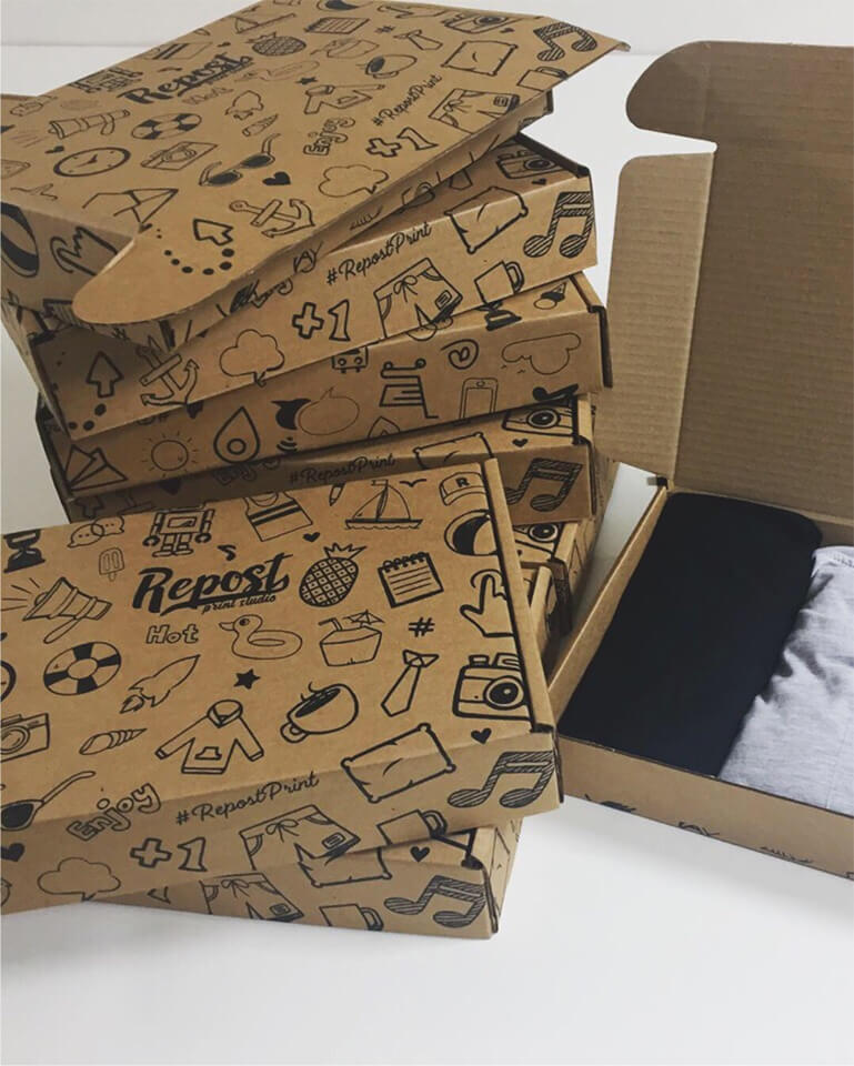 Технология и методы печати на коробках из картона
